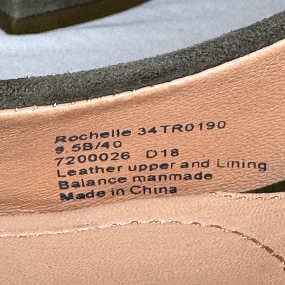 Taryn Rose Rochelle Dark Gray / Olive Suede
Block High Heel Pumps 9.5 Shoes - Picture 5 of 8